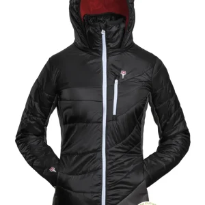 Chaqueta de seda y lana refrescante | Mujer | Negro-Gris