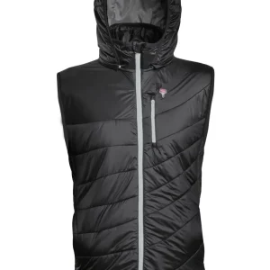 Chaleco térmico de lana y seda refrescante | Hombre | Negro