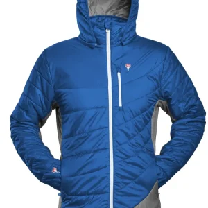 Chaqueta refrescante de seda y lana | Hombre | Azul grisáceo Skydiver