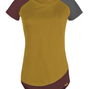 Camiseta WoodWool Lady Lisl | Daisy Daze Amarillo