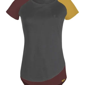 Camiseta WoodWool Lady Lisl | Gris pizarra